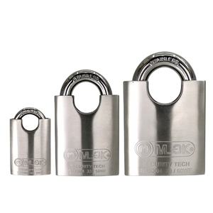 MOK 304 स्टेनलेस स्टील विरोधी जंग समुद्री बंद हथकड़ी ताला के साथ कुंजी - Product Image 3