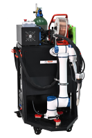 Bras robotisé à châssis en aluminium avec servomoteur et contrôle PLC pour le soudage de roues de course, fil de soudure 0.8, machine à souder l'aluminium 220V