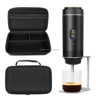 Machine à café à capsules électrique portable multi-compatible 3-en-1, 20 bars, contrôle de la température, pour la maison, le camping, l'hôtel, les voyages