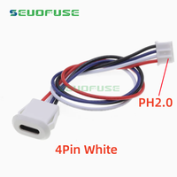 4-Pin-USB-Typ-C-Anschluss Buchse Mit Kartenverschluss 3A Hochstrom-Ladebuchse USB-C-Ladeanschluss
