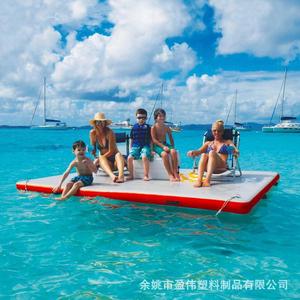 Du Thuyền Nước Mat Đảo Ponton Nổi Inflatable Bơi Nền Tảng Dock - Product Image 5