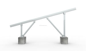 Système de montage solaire U2V haute performance avec accessoires de rail d'installation au sol de toit en acier en aluminium galvanisé à chaud - Product Image 4