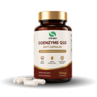 Coenzyme Q10 en capsules molles à marque privée, Coenzyme Q10 100mg, CoQ10 Ubiquinone, Antioxydant, Soutien énergétique, Complément OEM de Coenzyme Q10