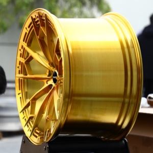 Rines Cóncavos Profundos TITAN de Una Pieza, 17 18 19 20 21 22 23 24 Pulgadas, Ruedas Forjadas Personalizadas en <span class=keywords><strong>Oro</strong></span> Pulido para BMW M3 G80 F80 M4 F82 E92 - Product Image 3