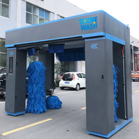 Shinewash Nouvelle machine de lavage de voitures à haute pression en acier inoxydable avec 5 brosses, puissance de 22 kW, garantie de 3 ans