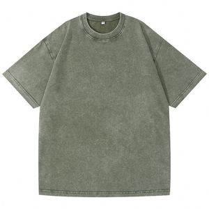 Camiseta Oversize de Algodón 100% Pesado de 230 g/m² con Lavado Ácido, Estampado Gráfico y Estilo Urbano, Venta al por Mayor - Product Image 2