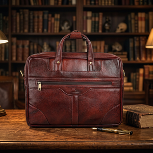 Premium Leather <b>Laptop</b> Tote <b>Bag</b> With Elegant Design Spacious Storage <b>For</b> Office Professionals Business Commute And <b>Travel</b> Use - Product Image 1