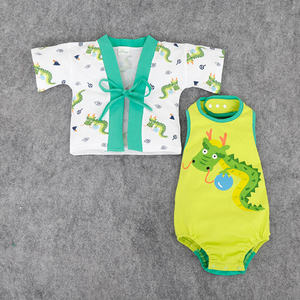 Conjunto de Ropa de 2 Piezas al por Mayor de Alibaba, Estilo Japonés, para Bebés Niñas y Niños - Product Image 2