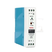 Alimentation électrique sur rail DIN MDR-20-24 12V 24V CC, entrée CA universelle, sortie 20W 24V, économique