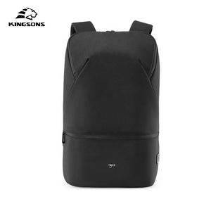 Kingsons Ba Lô Đi Học Đựng Máy Tính Xách Tay Du Lịch Túi Đựng Máy Tính Xách Tay Nữ Chống Nước Có Cổng Sạc <span class=keywords><strong>USB</strong></span> Ba Lô Học Sinh Tùy Chỉnh 15.6 Inch - Product Image 4