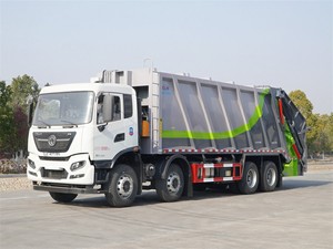 Camion compacteur de déchets Dongfeng 8X4 35m³ neuf haute capacité pour stations de transfert et assainissement des mégapoles - Product Image 3
