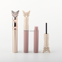 Tube cosmétique vide de 4 ml en PP avec bouchon à vis en forme de papillon pour gloss, correcteur, blush, mascara, huile à lèvres