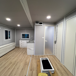 Container Espandibile Antifurto in Acciaio da 30FT con Pannelli Sandwich, Porta d'Ingresso, Prefabbricato <span class=keywords><strong>per</strong></span> <span class=keywords><strong>Casa</strong></span>, Villa, Magazzino, Hotel, Negozio - Product Image 3