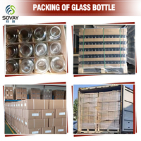 60ml 75ml 100ml 120ml 150ml 250ml 300ml 400ml 500ml Bouteille en verre ambré givré pour tablette pilule
