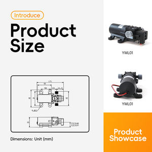 Yw l01 מנוע חוט נחושת עצמי חיזוק לחץ ואוטומטי התחלה להפסיק משאבת דיאפרגמה להשקיה - Product Image 3