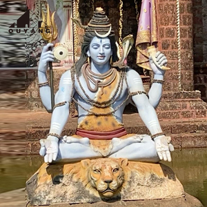 Estatua de Shiva de Tamaño Real Tallada a Mano en Mármol, Escultura de Piedra de Dios Hindú Religioso <span class=keywords><strong>para</strong></span> Decoración de Templos - Product Image 1