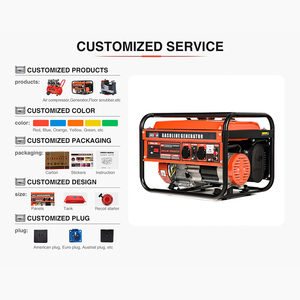 เครื่องกำเนิดไฟฟ้าเบนซินแบบพกพา (จีน) 110v 220v 5kw 5 กิโลวัตต์ รุ่น BS6500 เครื่องกำเนิดไฟฟ้าเบนซิน 5kw BS6500 BS6500 เครื่องกำเนิดไฟฟ้าเบนซิน 5kw - Product Image 5
