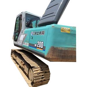 SK200-6E รถขุดมือสองระบบไฮดรอลิกแบบมือสอง kobelco จากญี่ปุ่นของแท้เครื่องขุด SK250-8 SK70SR สภาพดี - Product Image 1