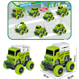 Mini modèle de simulation basé sur le frottement de voiture jouet pour le véhicule tout-terrain d'excavatrice militaire de lutte contre les incendies - Product Image 6