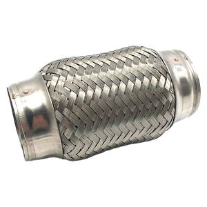 Soufflet en acier inoxydable direct d'usine soufflet d'échappement automobile soufflet en métal à maille unique 51*150 - Product Image 1