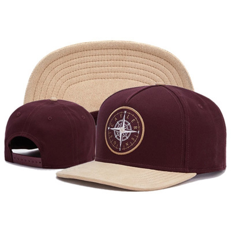 Burgundy flat-brimmed [Compass]