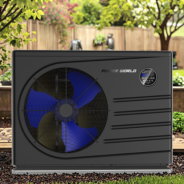 Super Silent Smart WiFi Electric Swimming Pool Air Source Heat Pump R290 Refrigerant Tankless Design for Outdoor Household Use