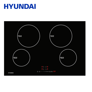 Table <span class=keywords><strong>de</strong></span> cuisson à induction encastrable grand format HYUNDAI 4 zones 77CM Vitroceramique avec deux zones <span class=keywords><strong>de</strong></span> cuisson <span class=keywords><strong>de</strong></span> 210mm et capteur <span class=keywords><strong>de</strong></span> plaque - Product Image 1