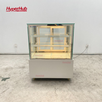 Vitrine Réfrigérée Commerciale pour Pâtisseries et Gâteaux, Armoire Réfrigérée d'Angle pour Pâtisserie