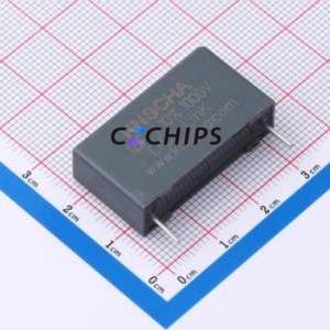 Condensador de Película de Polipropileno (CBB) C3D1UF1000V82CB0298, Componente de Orificio Pasante (THT), P=27.5mm 1uF 10% 1kV - Product Image 1