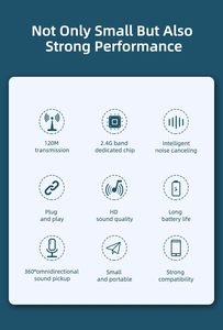 Беспроводной Bluetooth-микрофон с петелькой типа C, микрофон для TikTok Vlog поддерживает многоканальный микшерный микрофон в реальном времени - Product Image 3