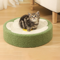 Griffoir pour chat en forme de bol, Nid pour chat en corde de chanvre, Durable, Antidérapant, Résistant aux griffures, Emballage carton moderne, Jouets pour chat