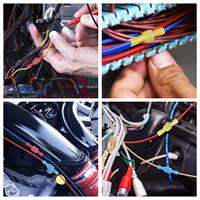 Connecteurs à déconnexion rapide en nylon Bornes électriques isolées Kit d'assortiment de bornes à sertir pour fils mâles et femelles