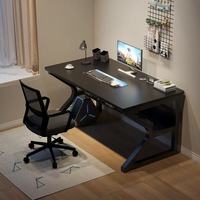 Nouveau style de bureau d'ordinateur portable en bois, bureau gamer, bureau portable pour ordinateur portable, bureau gamer avec pieds en forme de K, table de jeu