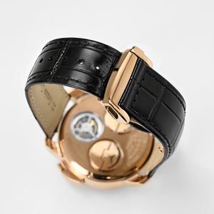 Luxury Fashion Antique Men's Casino Roulette Quartz <b>Watch</b> 316 Stainless Steel <b>Case</b> Leather Strap 45mm Dial Waterproof - Product Image 3