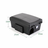 Station d'appât pour rats robuste et durable, nouvelle conception, boîte d'appât pour la lutte contre les rongeurs pour l'utilisation à la ferme, dans l'entrepôt, dans le jardin
