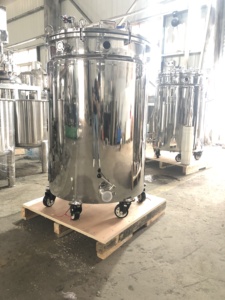 Réservoir de stockage en acier inoxydable de 500l, 1000l, 2000l pour produits chimiques, cosmétiques, crèmes, réservoir de stockage mobile, réservoir de stockage d'huile, de lait - Product Image 3