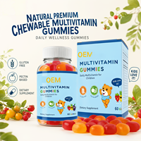 Complément alimentaire multivitaminé naturel de qualité supérieure, gommes à mâcher, en vrac, étiquette privée, OEM, vente en gros