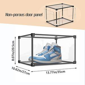 Стальной органайзер для стеллажей, полки в башне, 40 пар обуви, металлический ящик для обуви - Product Image 3