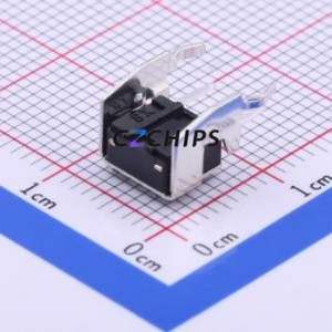 TS6643ZJ Tactile Switch Through hole Component (THT) Switch Single Pole Single Throw Round Button 2.5N Right Angle Insert - Product Image 2