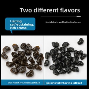 Señuelo Tipo Tiburón, Paquete de 30 Piezas, Acero Inoxidable, <span class=keywords><strong>Cebo</strong></span> Artificial Suave con Olor a Pescado, Flotante, para Carpa, Estanque, <span class=keywords><strong>Campo</strong></span> de Arroz - Product Image 3