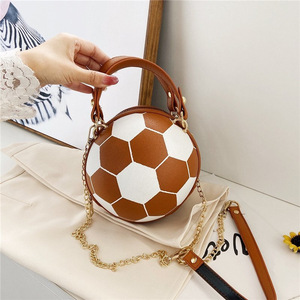 Sac bandoulière mini vintage pour enfants, portable, doublure PU, fermeture éclair, motif basketball et football pour garçons et filles - Product Image 6