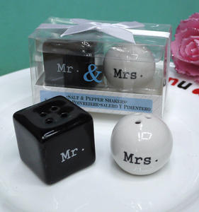 ของชำร่วยวันวาเลนไทน์ Ywbeyond ของขวัญตอบแทนคุณ<span class=keywords><strong>นาย</strong></span>และคุณนาง ชุดเครื่องปรุงรสเซรามิกรูปหัวใจกลม สำหรับแขกงานแต่งงาน - Product Image 4