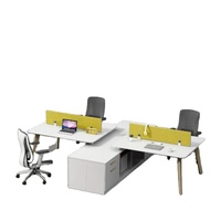 Bureau du personnel H13 meubles en forme de L table de bureau bureau de travail moderne