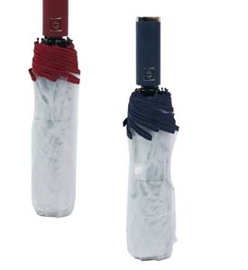 Parapluie Transparent Portable à Ouverture et Fermeture Automatiques, Pliable, Grand Modèle, Idéal pour Mariages, Femmes, Hommes, Voyages et Jours de Pluie - Product Image 1