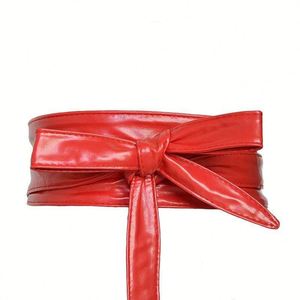 Ceintures élastiques colorées <span class=keywords><strong>pour</strong></span> <span class=keywords><strong>robe</strong></span>, ceintures larges style corset <span class=keywords><strong>pour</strong></span> femme avec grands nœuds, accessoires de corset, <span class=keywords><strong>bleu</strong></span> <span class=keywords><strong>marine</strong></span> coréen - Product Image 6