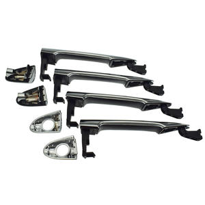 4 pièces Poignées de porte extérieures chromées avant arrière gauche et droite pour <span class=keywords><strong>Kia</strong></span> <span class=keywords><strong>Picanto</strong></span> 2011-16 82651-1Y000 82661-1Y000 83651-1Y000 83661-1Y000 - Product Image 4