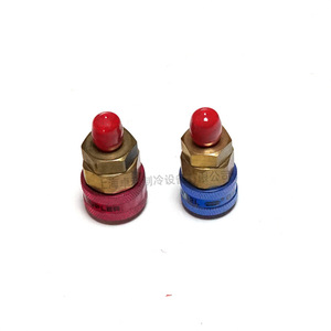 Conectores de Carga Rápida de Refrigerante GEM Automotive QC-12L/H, Rojo y Azul, para Herramientas de Reparación de Aire Acondicionado de Automóviles - Product Image 1