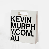 Customisez votre propre Logo, sacs cadeaux en carton de luxe, sacs en papier avec poignées découpées à rabat
