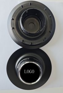 Nuevas Tapas Centrales para Mercedes GT63/S63/S65/SL63/GLS63/E63/C63/G63/G500/W223/C118/W177/GLE53 AMG - Acabado Negro Aluminio 21-24 - Product Image 4