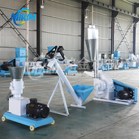 Machine flottante de fabrication de granulés d'aliments pour animaux, mini bovins, poulets, poissons et chats pour l'alimentation du bétail